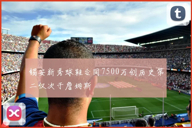 锡安新秀球鞋合同7500万创历史第二仅次于詹姆斯
